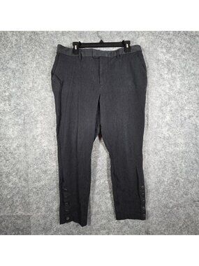 Gap Women's Skinny Ankle High Rise Dress Pants Gray Size 16 Office Work Academic
